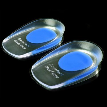 Men's Gel Heel Cups Pads Pain Spurs Foot Pain Plantar Fasciitis