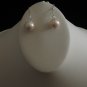14mm White Shell Pearl Two Pieces Jewelry Set