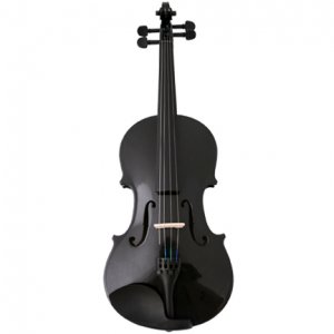 Full Size 4/4 Student Violin Case & Bow BLACK