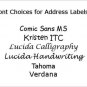 Personalized New Year Return Address Labels - Choose Your Graphic
