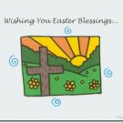 #M4U0504 Happy Easter Greeting Card