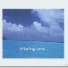 #M4U0145 Scenic Ocean View Miss You Greeting Card