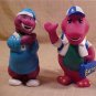 LOT OF 2 BARNEY BANK & TOY