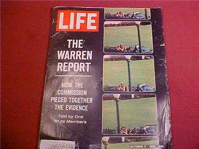 OCTOBER 2 1964 LIFE MAGAZINE THE WARREN REPORT
