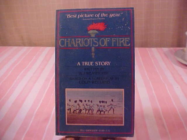 1981 CHARIOTS OF FIRE A TRUE STORY PAPERBACK BOOK