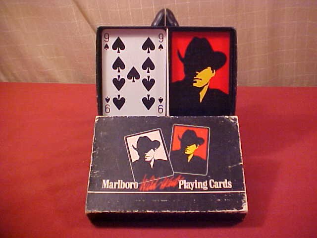 VINTAGE MARLBORO WILD WEST PLAYING CARDS