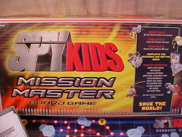 2002 SPY KIDS MISSION MASTER BOARD GAME COMPLETE