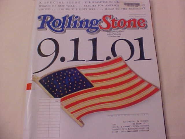 2001 ROLLING STONE MAGAZINE 9.11.01 SPECIAL ISSUE