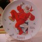 MIB 1981 NORMAN ROCKWELL RINGING IN GOOD CHEER PLATE
