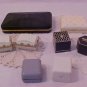 8 VINTAGE JEWELRY BOXES RINGS & STETSON CASE