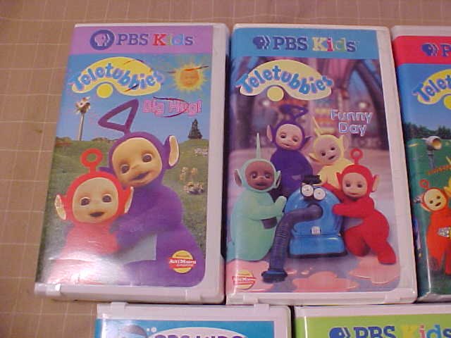 Lot of 5 Teletubbies VHS video PBS Kids (SOLD)