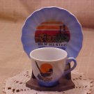 Vintage Souvenir Teacup and Saucer New Mexico