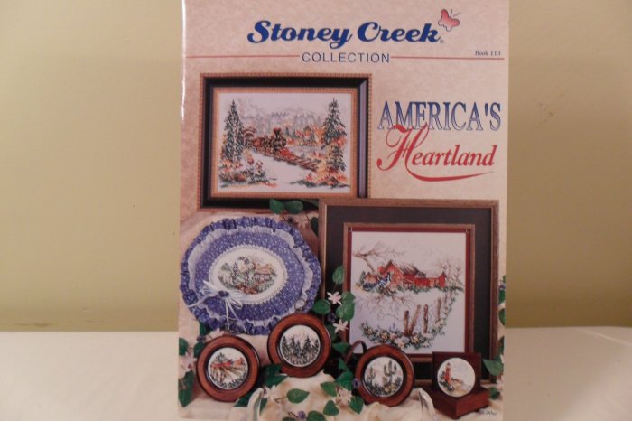 1993 AMERICA'S HEARTLAND STONEY CREEK COLLECTION CROSS STITCH BOOK #113