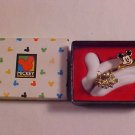 LOT OF 2 VINTAGE DISNEY GOLD TONE MICKEY MOUSE COLLECTOR RINGS