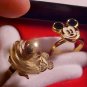 LOT OF 2 VINTAGE DISNEY GOLD TONE MICKEY MOUSE COLLECTOR RINGS