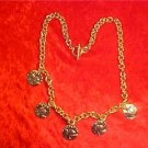 DISNEY MICKEY MOUSE HEAVY CHARM CHAIN NECKLACE