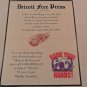 DETROIT RED WINGS FREE PRESS THE CAPTAIN COLLECTOR 8 BY 10 PHOTO