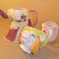 Vintage Miss Piggy Teapot Tea Pot and creamer Sigma Tastesetter
