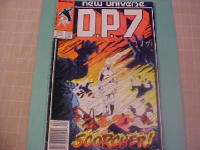 1987 Marvel D.P.7 New Universe comic book #7