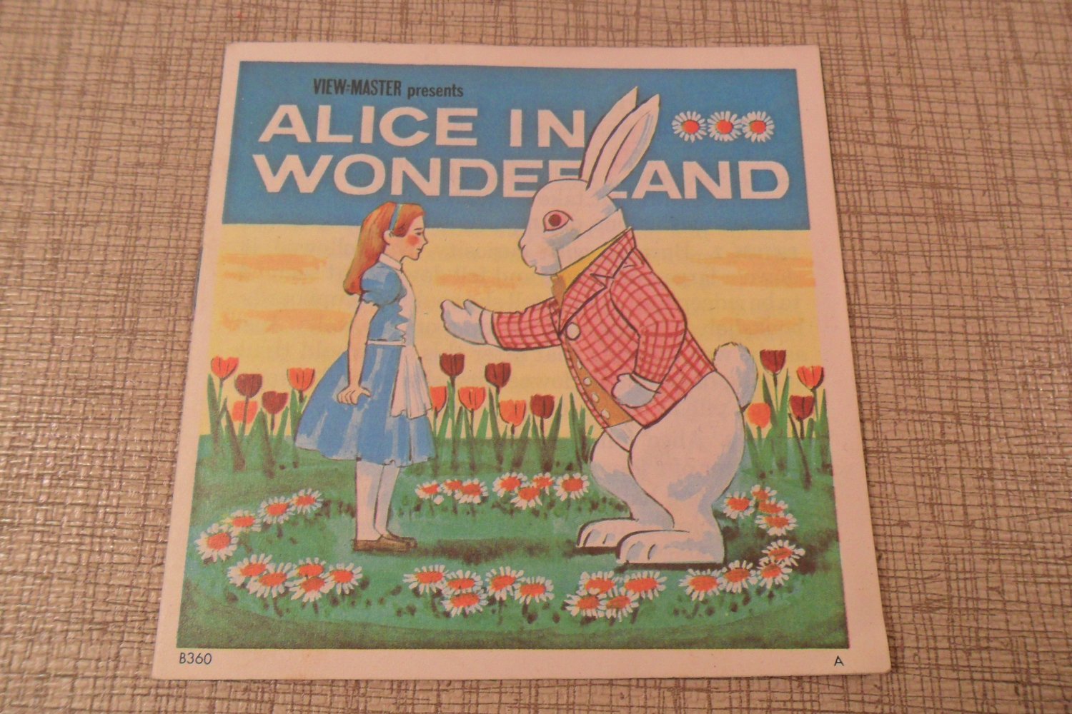 1952 View-Master Alice In Wonderland book