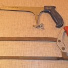 Vintage Lot of 2 Hand Hack Saw Made in USA