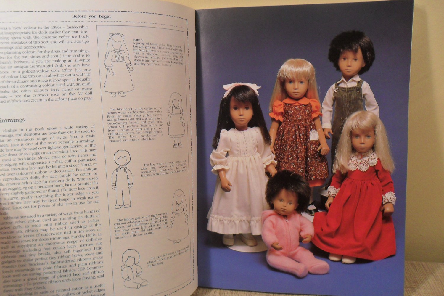 1987 The Dolls Dressmaker The Complete Pattern Book Venus A. Dodge