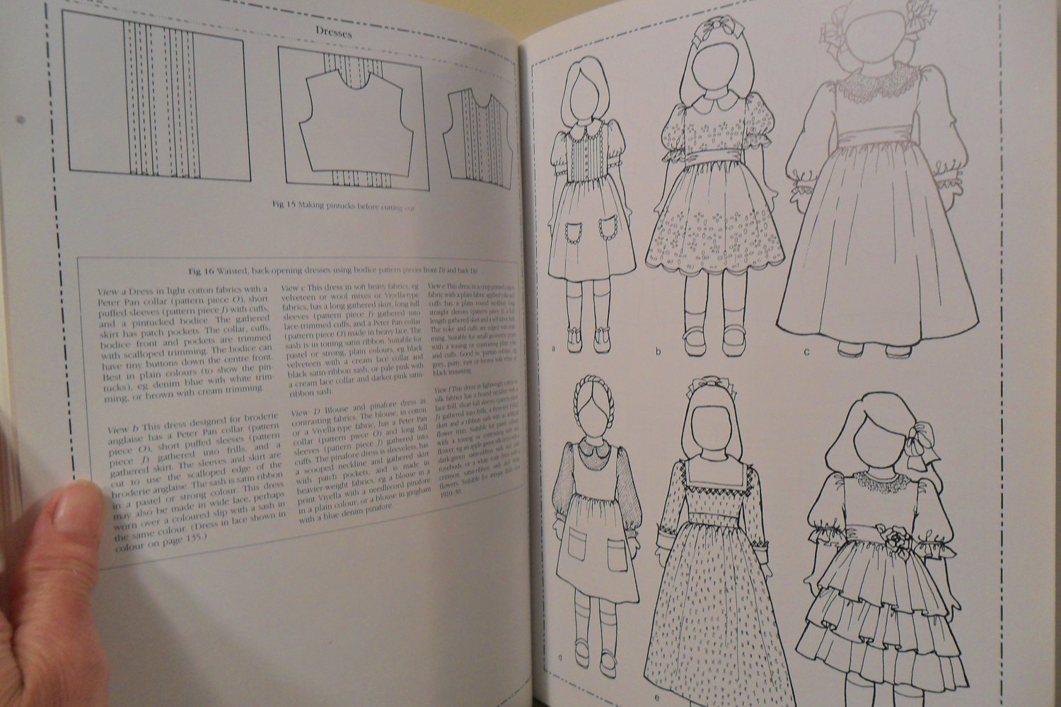 1987 The Dolls Dressmaker The Complete Pattern Book Venus A. Dodge