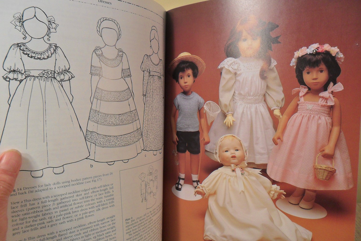 1987 The Dolls Dressmaker The Complete Pattern Book Venus A. Dodge