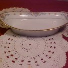 Noritake Wellesley rose pattern Pat. #68476 oval relish or dessert bowl