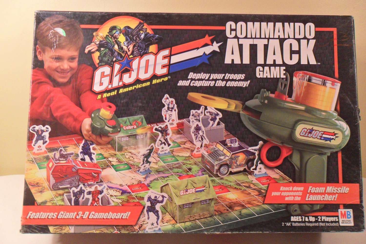 2002 G.I. Joe Commando Attack Board Game