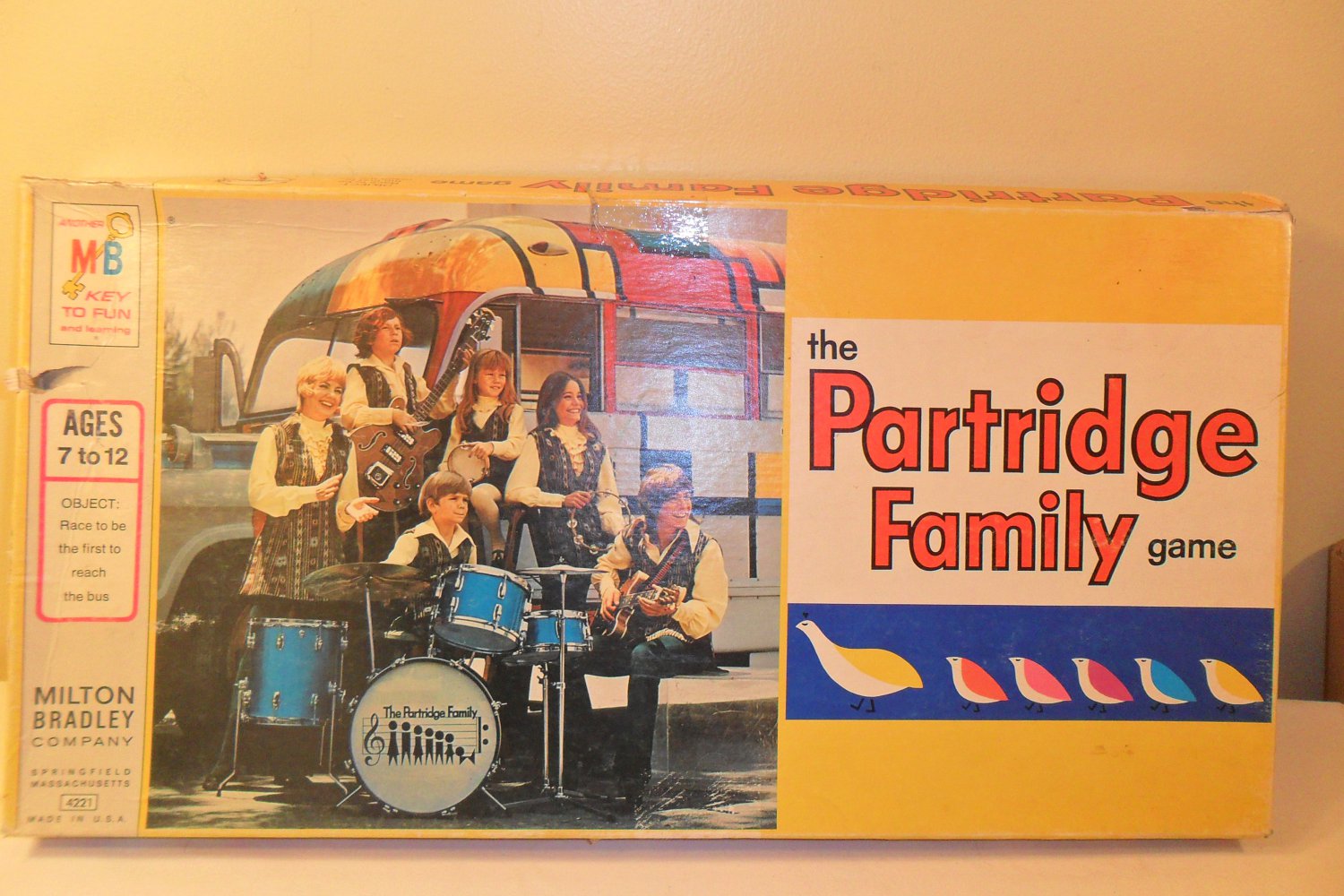 Vintage 1971 Milton Bradley The Partridge Family R4221