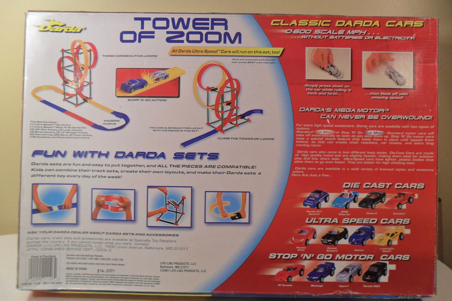Darda Motors Race Track Lot 70+ Pieces Create A Course Demon Stunt