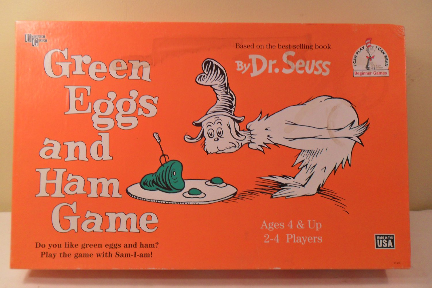 1996 Dr Seuss Green Eggs and Ham Board Game complete
