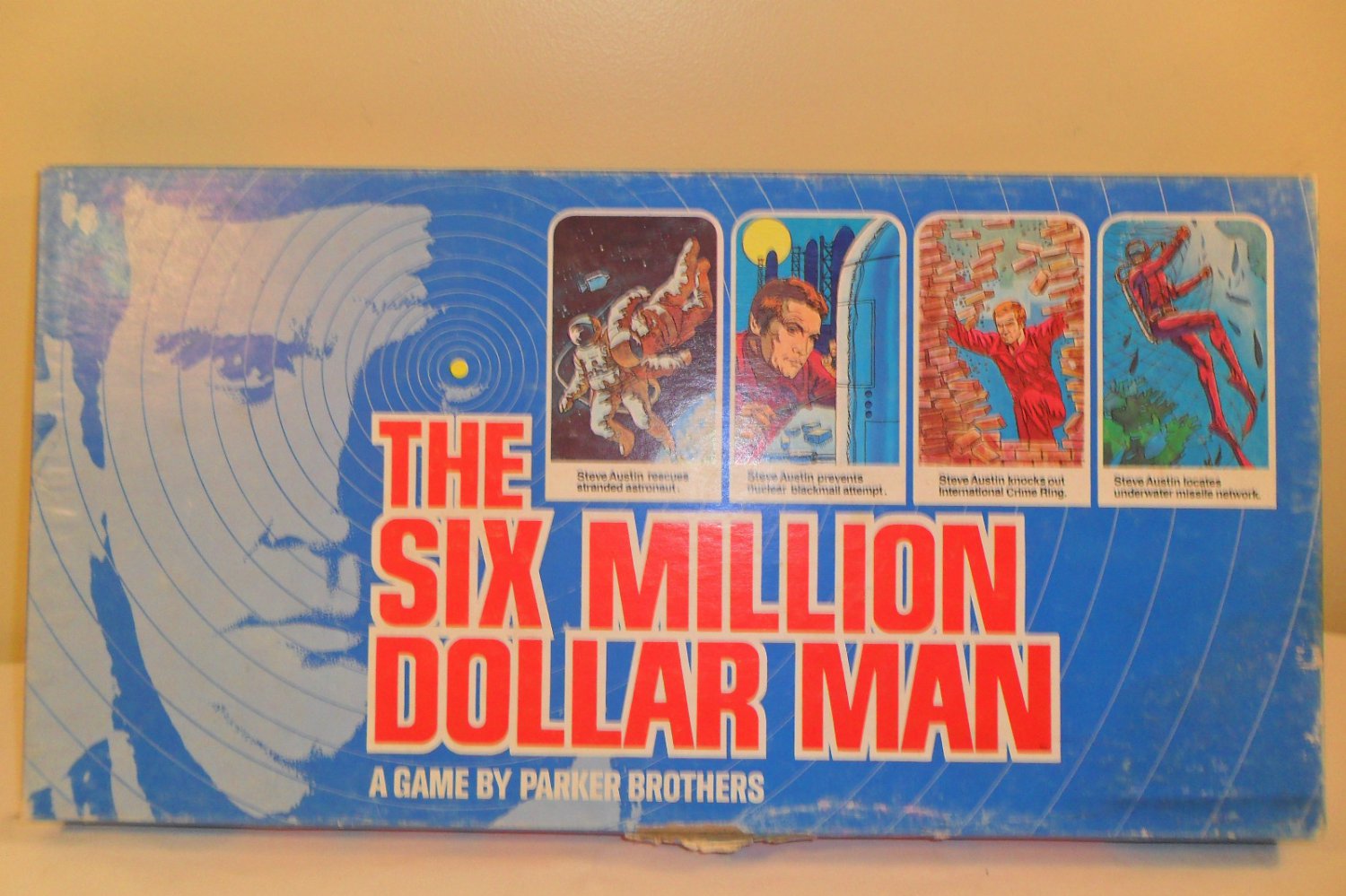 Vintage 1975 The Six Million Dollar Man Parker Brothers Board Game complete
