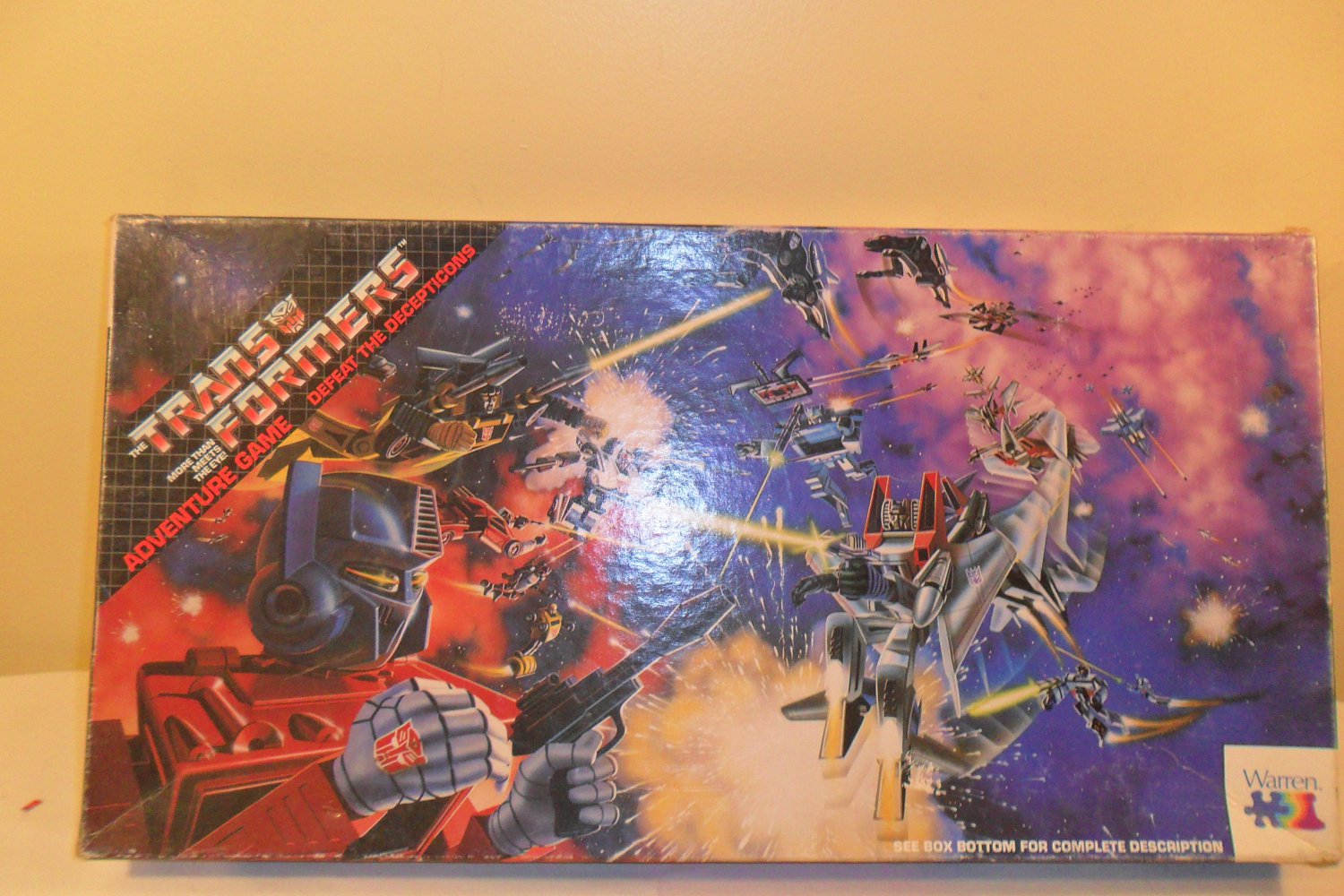 1989 The Trans Formers Adventure Board Game complete