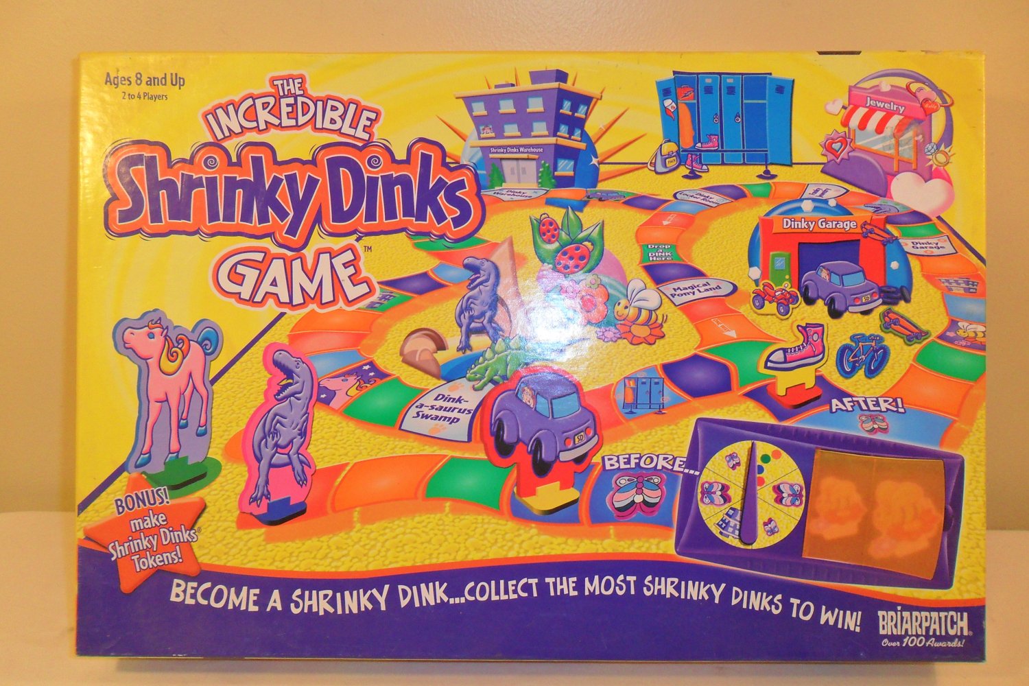 2002 The Incredible Shrinky Dinks board game