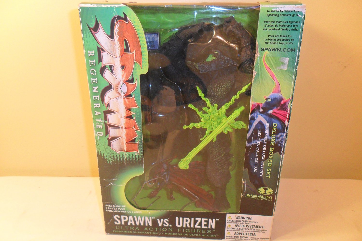 2005 SPAWN REGENERATED SERIES SPAWN VS URIZEN MIB (SOLD)