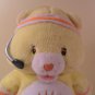 2004 Exercise Care Bear Funshine Bear Talking Singing Plush Toy