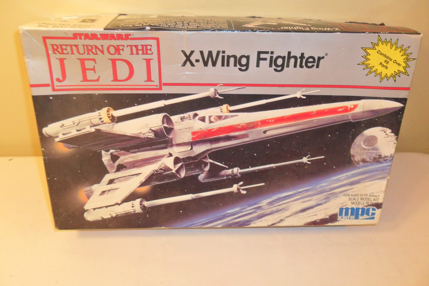 1983 Star Wars Return of the Jedi X-Wing Fighter Original Vintage Model Kit