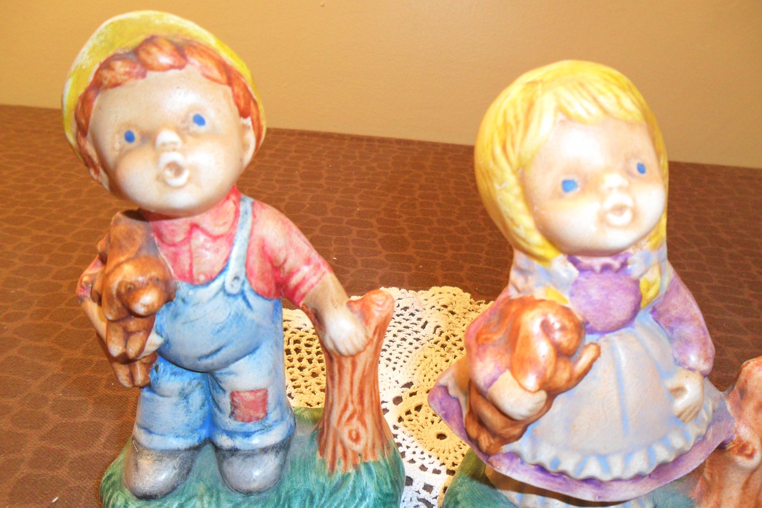 Vintage Hummel? Boy & Girl & Dog Figurine