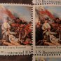 Set of 4 10 CENT US BICENTENNIAL BUNKER HILL 1775 BY TRUMBULL POSTAGE