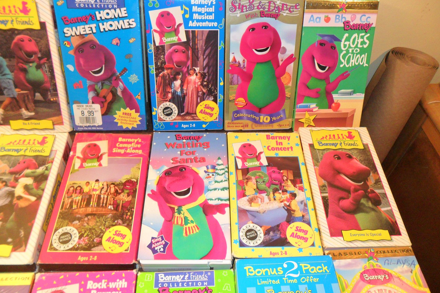 Barney VHS And DVD