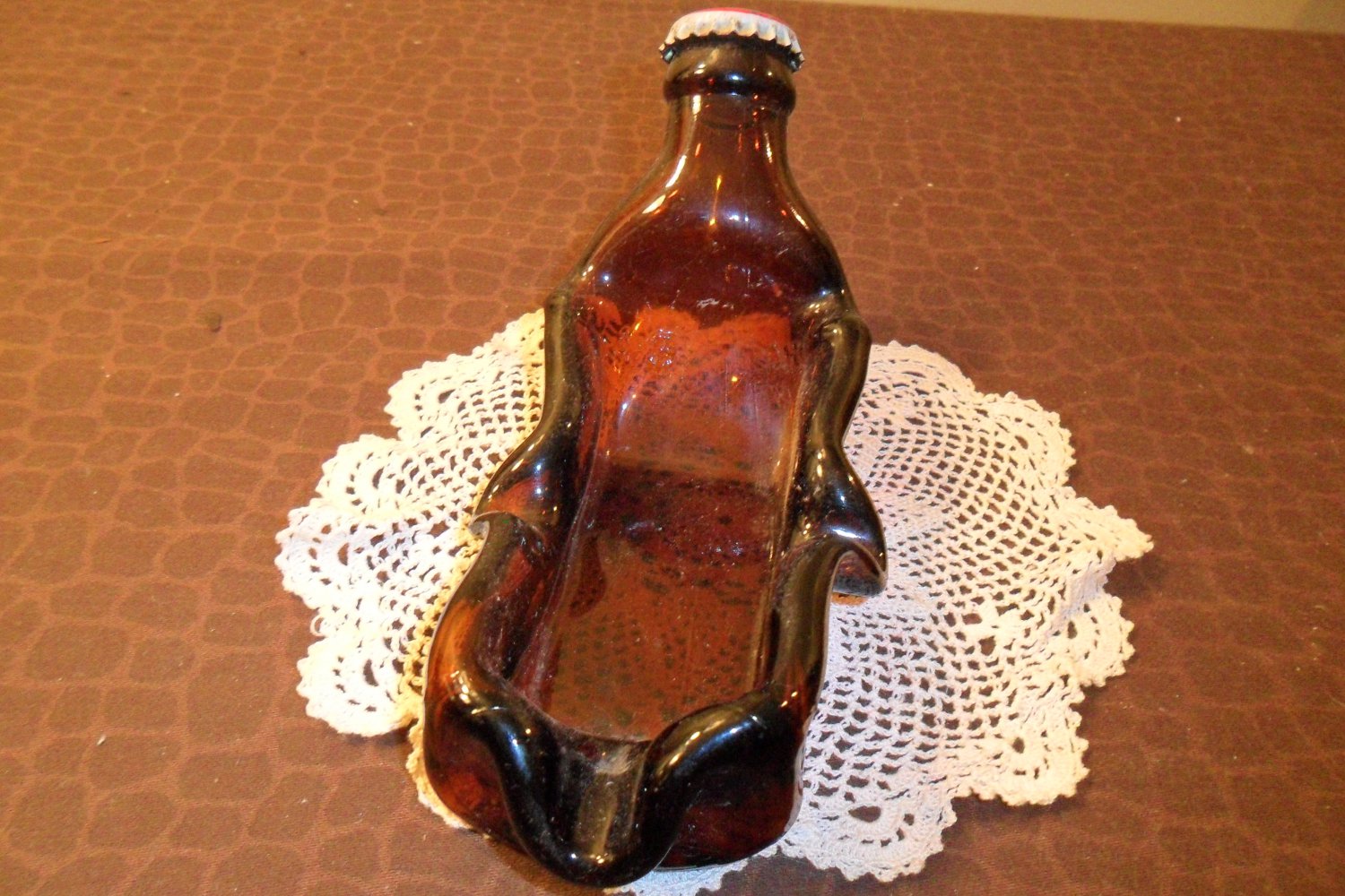 Vintage San Miguel Brewery Beer Bottle Ashtray Philippine's