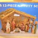 NIB 12 piece Nativity Scene
