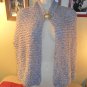 Handmade Knit Gorgeous shawl scarf wrap For Women with Vintage Brooch/Pin