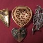 Lot of Vintage brooch pendent earring great for crafter