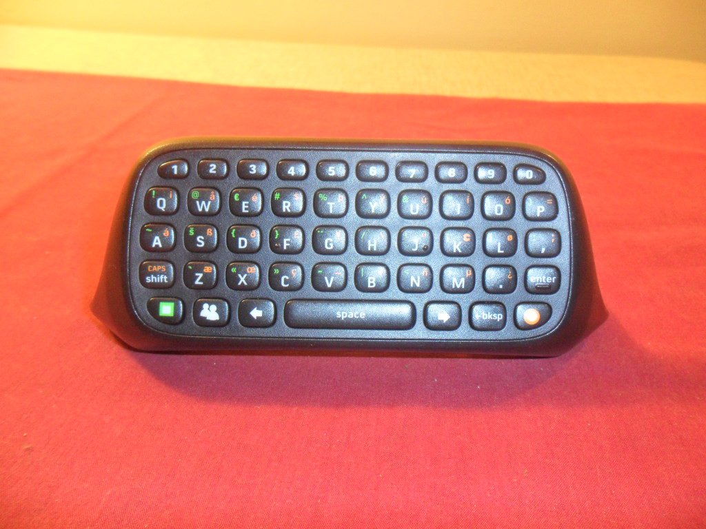 Black Keyboard Keypad Chat Pad For XBOX 360 Slim Live Controller Messenger Slim