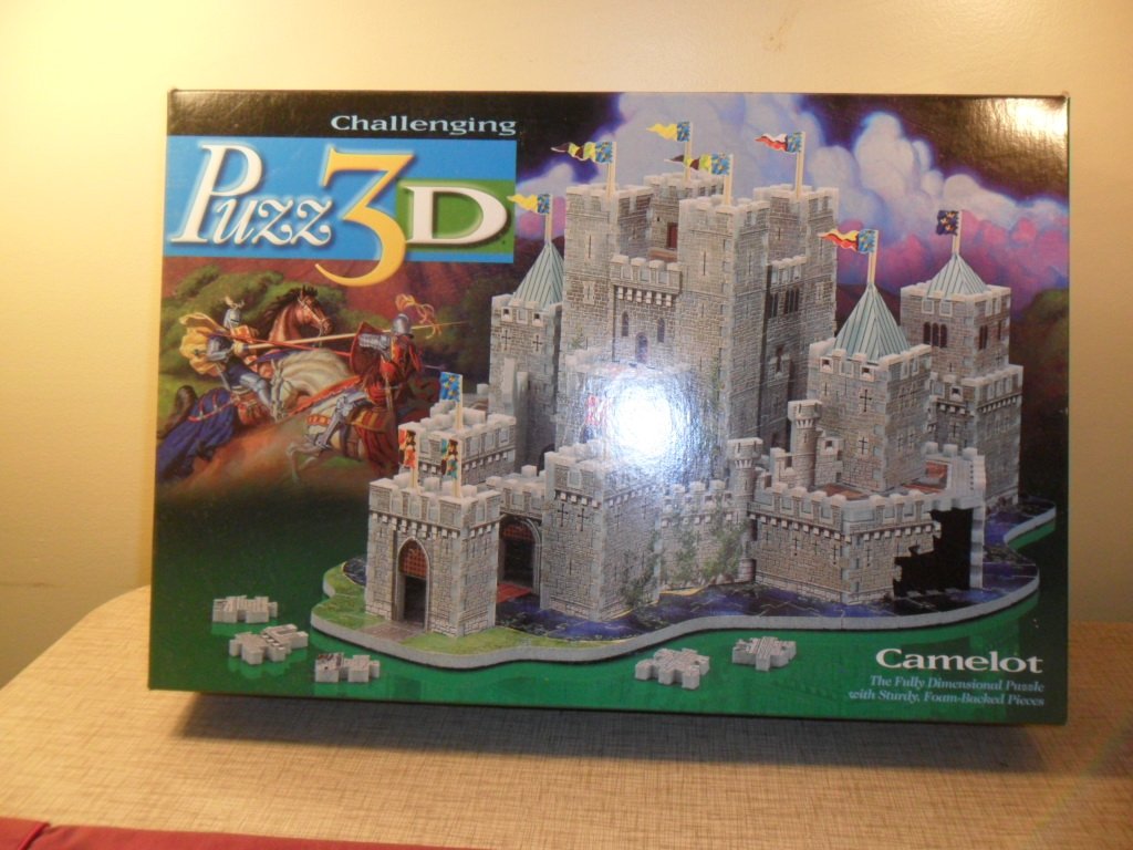 MB Challenging Puzz 3-D Camelot Fully Dimensional Puzzle