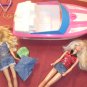 vintage barbie speed motor boat motorized pink 1998