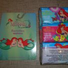 Disney Little Mermaid Barrettes and 6 pack of Tissues all mint never used